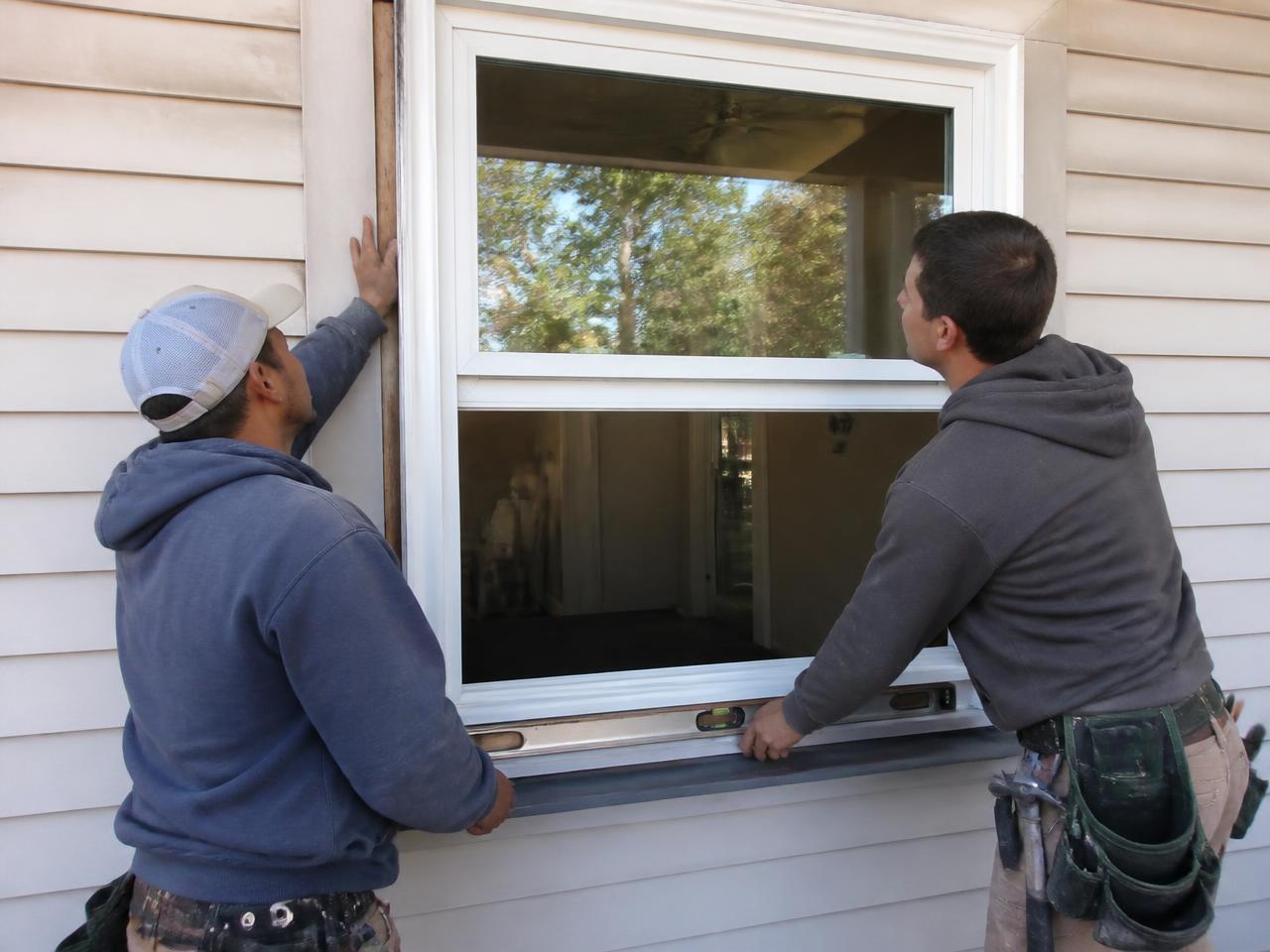 Windows & Doors contractor at work
